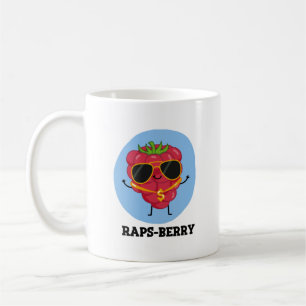 Caneca De Café Framboesa Engraçado de rap-berry
