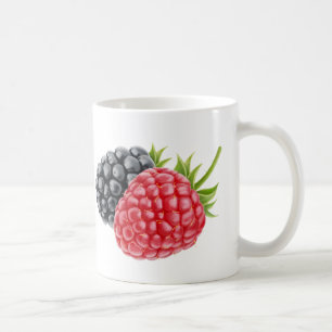 Caneca De Café Framboesas selvagens