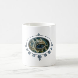 Caneca De Café Frame Hawksbill Turtle Eye
