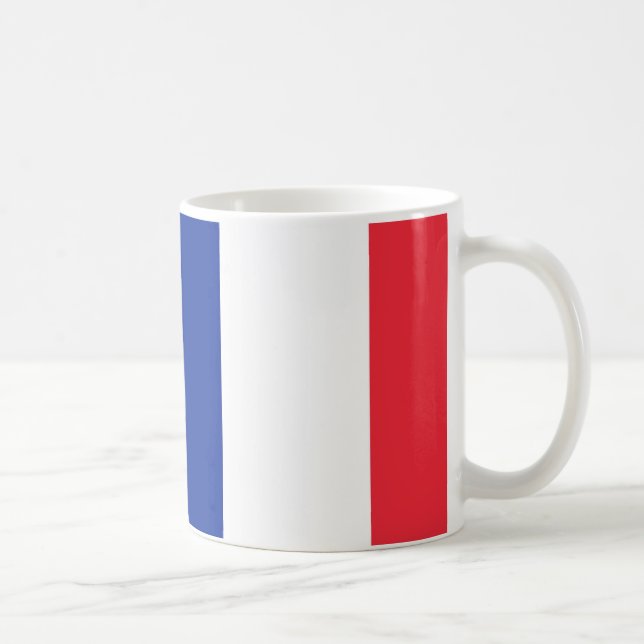 Caneca De Café França Flag Cerâmica Mug (Direita)