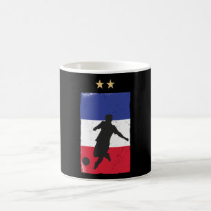 Caneca De Café França Futebol Jersey Fan French Flag