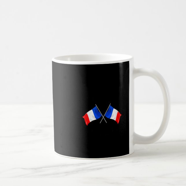 Caneca De Café France Flag French Gift France Friend France Paris (Direita)