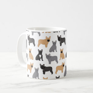 Caneca De Café Francês Bulldog Francês - Escolha Sua Cor!
