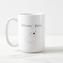 Caneca De Café Francês Bulldog Puppy Cartoon