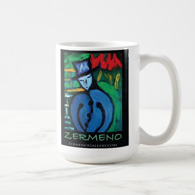 Caneca de café francesa da arte (Direita)