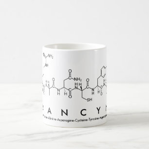 Caneca De Café Francyne peptide nome mug