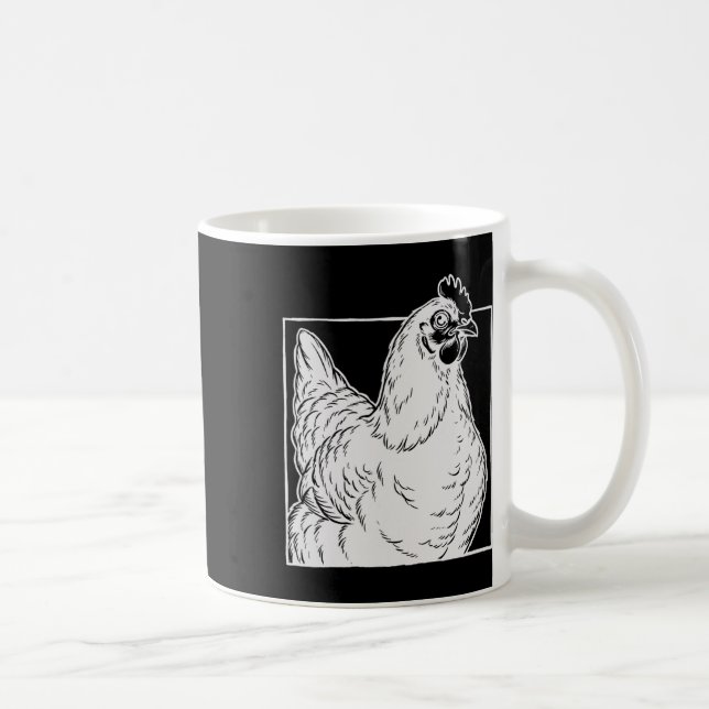 Caneca De Café Frango Black Australorp - Arte Rústica de Fazenda  (Direita)