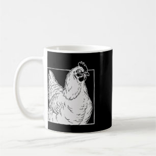 Caneca De Café Frango Black Australorp - Arte Rústica de Fazenda
