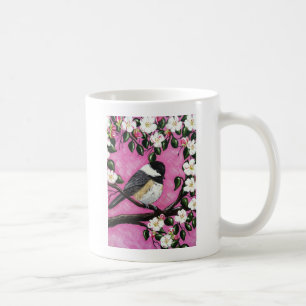 Caneca De Café Frango boné Preto