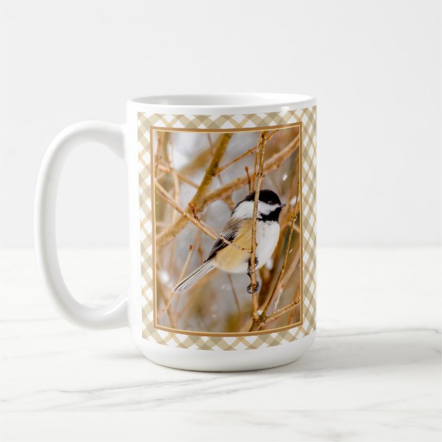 Caneca De Café Frango de Capa Preta - Fotografia Original (Esquerda)