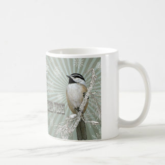 Caneca De Café frango de madeira de inverno de colheita moderna
