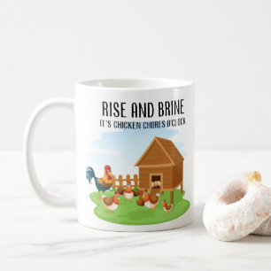 Caneca De Café Frango de Salmoura e Levantar