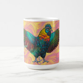 Caneca De Café Frango Digital