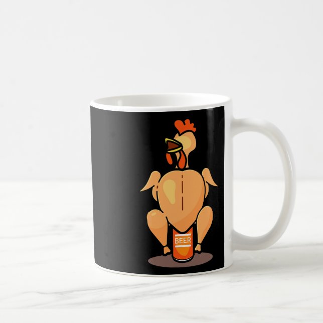 Caneca De Café Frango em Lata de Cerveja Churrasco Presente de Ch (Direita)