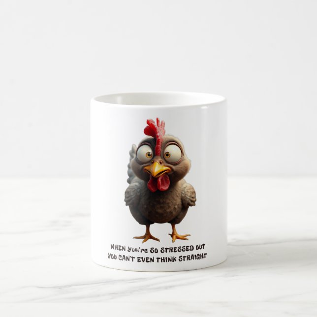 Caneca De Café Frango Frazzled (Centro)