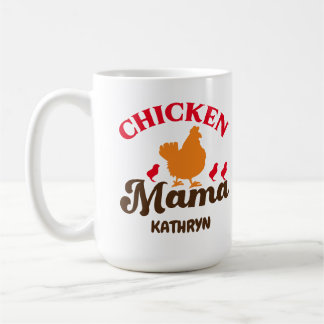 Caneca De Café Frango Mama Bonita Dia de as mães Engraçado Presen