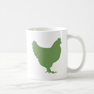 Caneca De Café Frango moderno engraçado