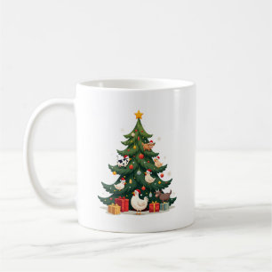 Caneca De Café Frango Vaca Cabra Cavalo Fazenda Animal Fazendeiro
