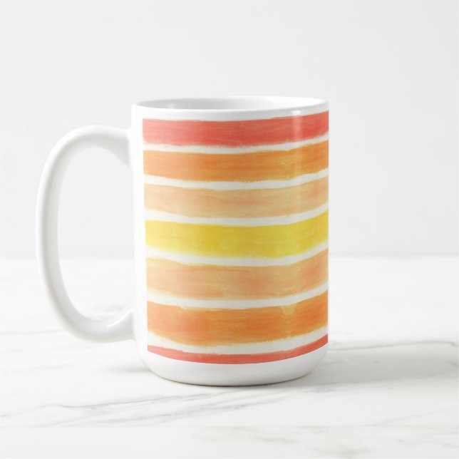 Caneca De Café Frangos de Creme Laranja (Esquerda)