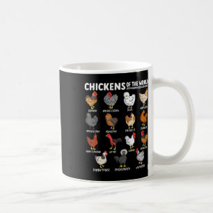 Caneca De Café Frangos Do Mundo Fazenda Amante De Animais Educaçã