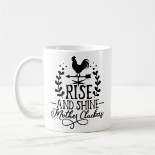 Caneca De Café frangos para garimpeiros e mães brilhantes