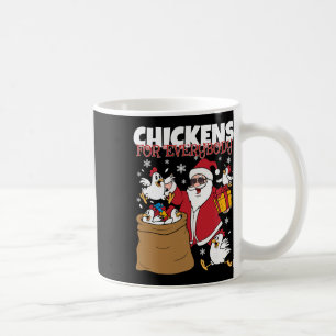 Caneca De Café Frangos Para Todos Frango De Natal Engraçado Mulhe