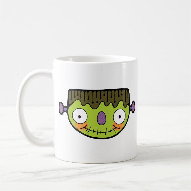 Caneca De Café Frankenstein bonito (Esquerda)