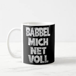 Caneca De Café Frankfurt Hessen Babbel Mich Dialeto de Cheio Líqu