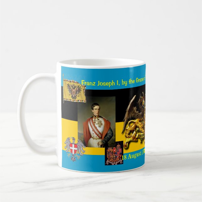 Caneca De Café Franz Joseph mim de Áustria Hungria (Esquerda)