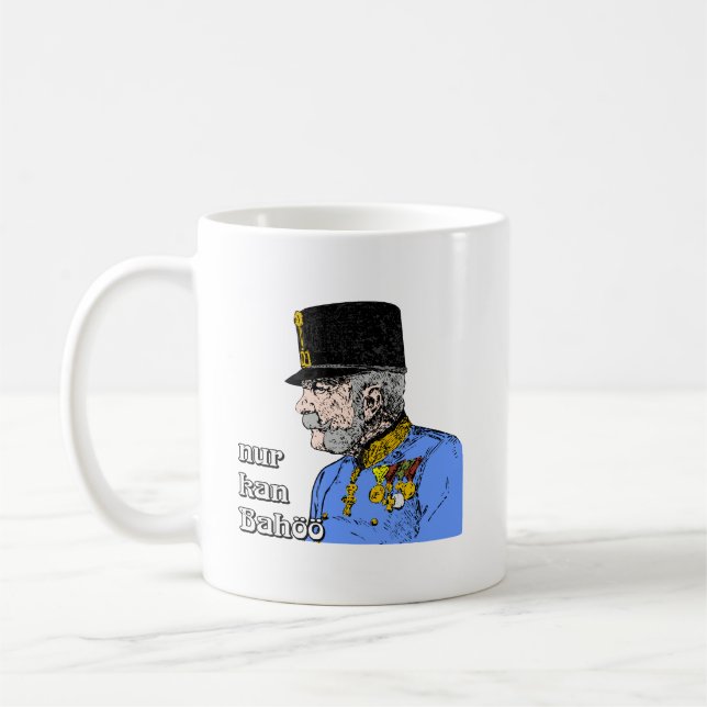 Caneca De Café Franz Joseph, Österreich Kaiser Habsburg  (Esquerda)