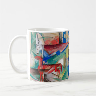 Caneca De Café Franz Marc Landscape com Animais Famosos Painting