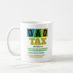 Caneca De Café Frase de Diversão do Dia de os pais Engraçado Defi