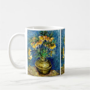 Caneca De Café Fraturas Imperiais num Vaso de Cobre - Van Gogh