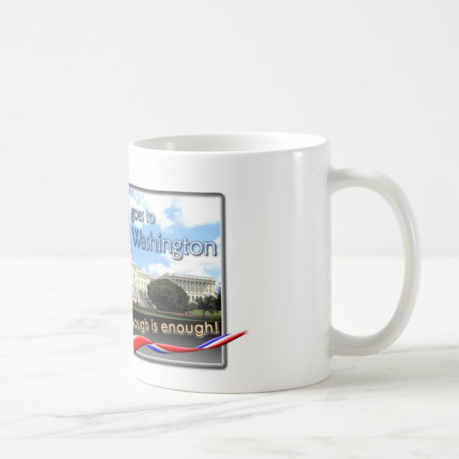 Caneca De Café Fraulien Funky vai a Washington (Direita)