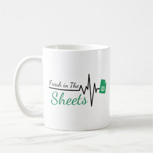 Caneca De Café Freak in the Sheets heartbeat - Incrivelmente Engr