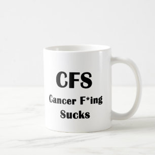 Caneca De Café Freaking do cancer suga
