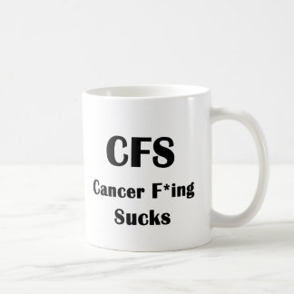 Caneca De Café Freaking do cancer suga