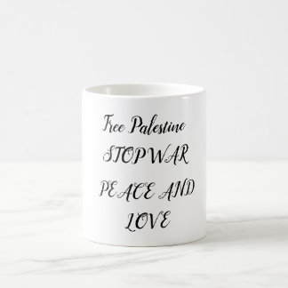 Caneca De Café Free palestine we all together lets buy it 