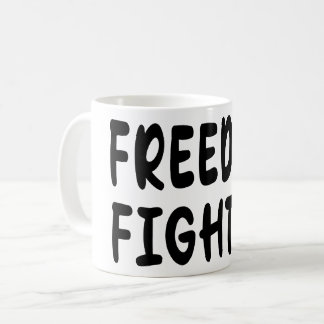 Caneca De Café Freedom Fighter