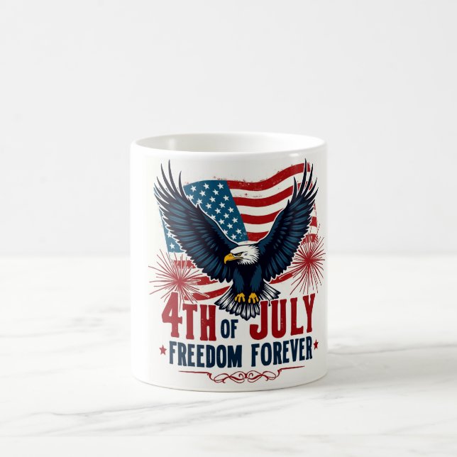 Caneca De Café Freedom Forever USA Mug (Centro)