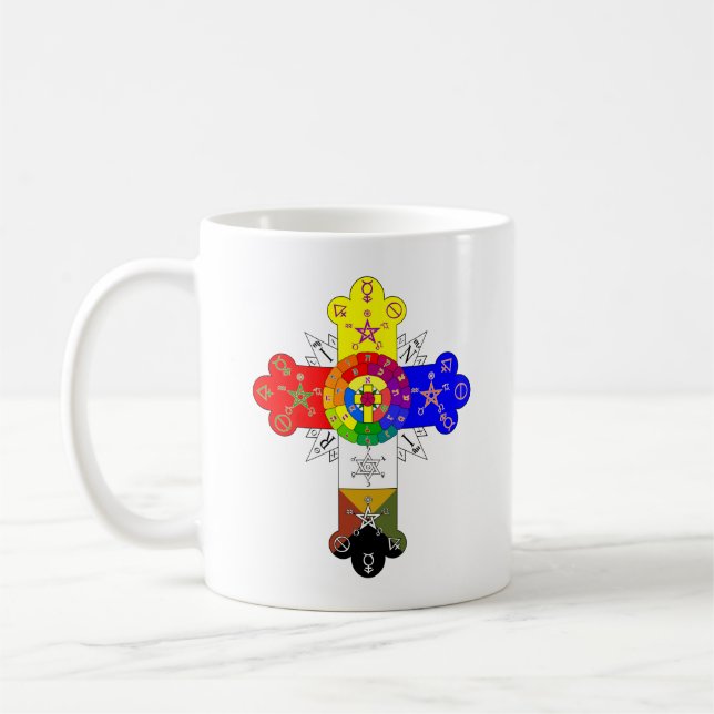 Caneca De Café Freemasonic Rosy Cross (Esquerda)
