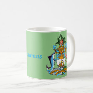 Caneca De Café Freetown, Bahamas com Casaco de Armas (Eleuthera)