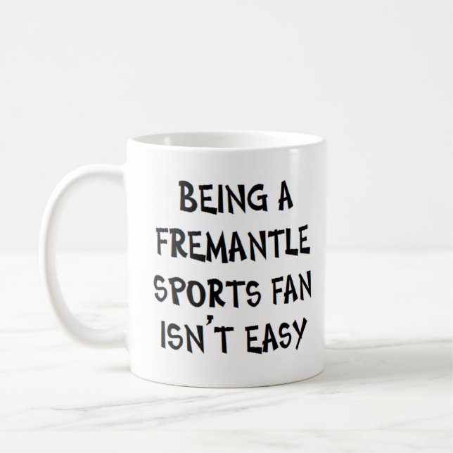 Caneca De Café fremantle sports fan, being (Esquerda)