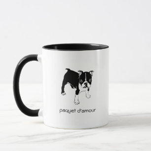 Caneca de Café French Bulldog Cachorrinho Pacote d