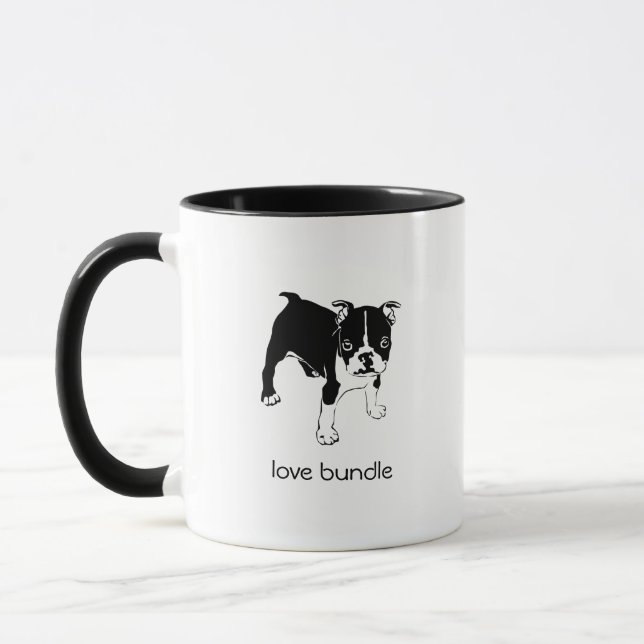 Caneca de Café French Bulldog Puppy Love Bundle (Esquerda)