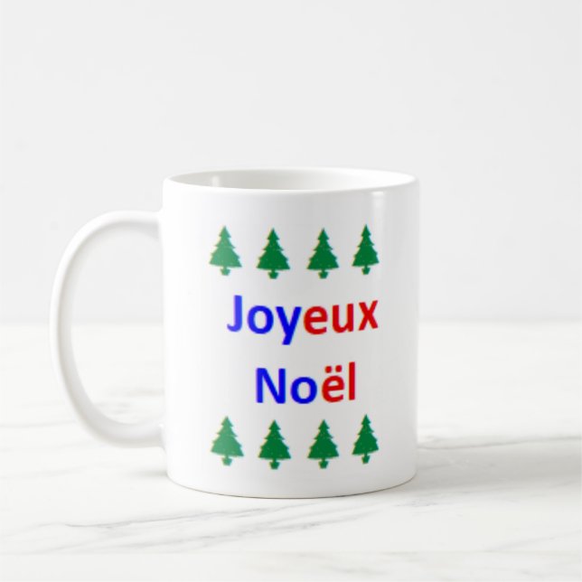Caneca De Café french joyeux noel (Esquerda)