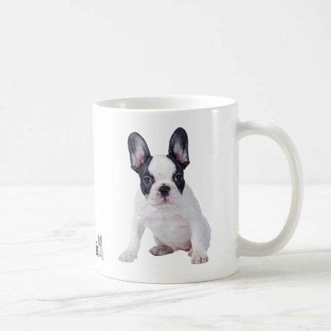 Caneca De Café Frenchie - cachorrinho francês (Direita)