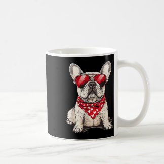 Caneca De Café Frenchie Heart Bandana Legal Bulldog Francês Lover
