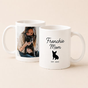 Caneca De Café Frenchie Mãe Foto Personalizada do Bulldog Franc