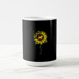 Caneca De Café Frenchie Mãe Sunflower French Bulldog Gift